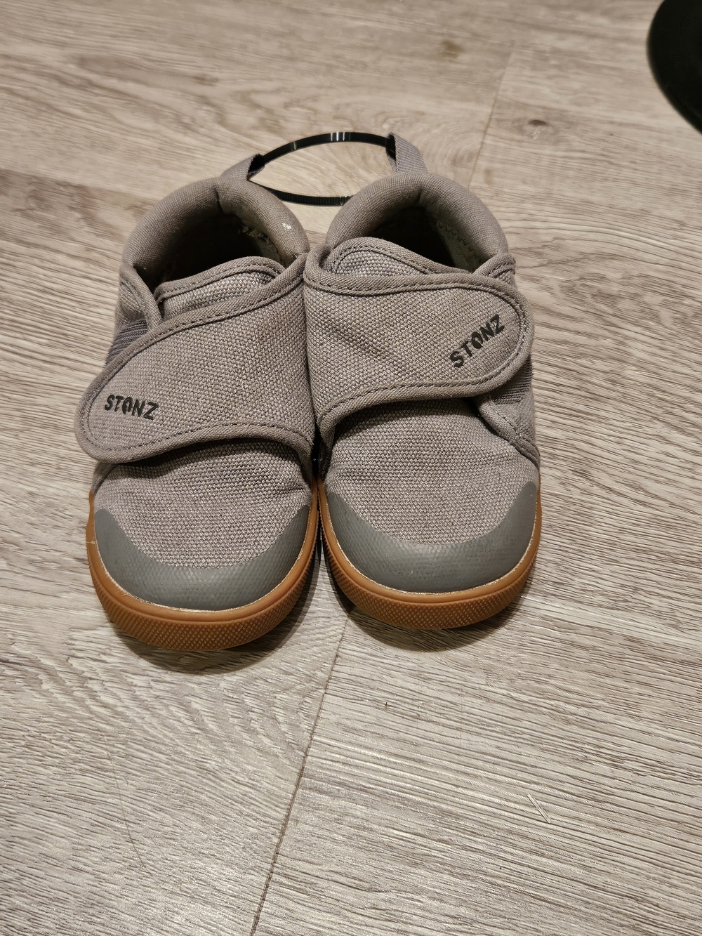 Stonz Cruiser Grey Canvas Kids Shoes with Gum Sole